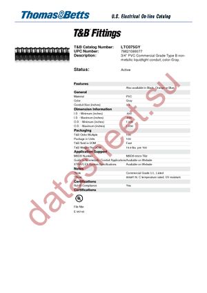 LTC075GY datasheet  